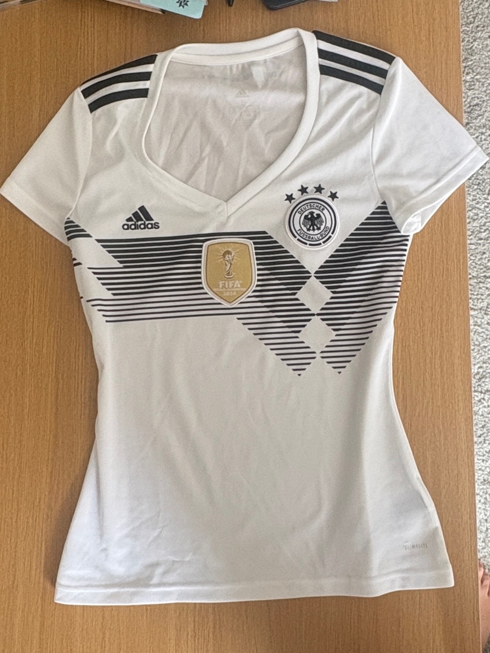 adidas Germany 2018 Women's Soccer Jersey home small World Cup